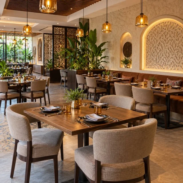 An inviting restaurant interior