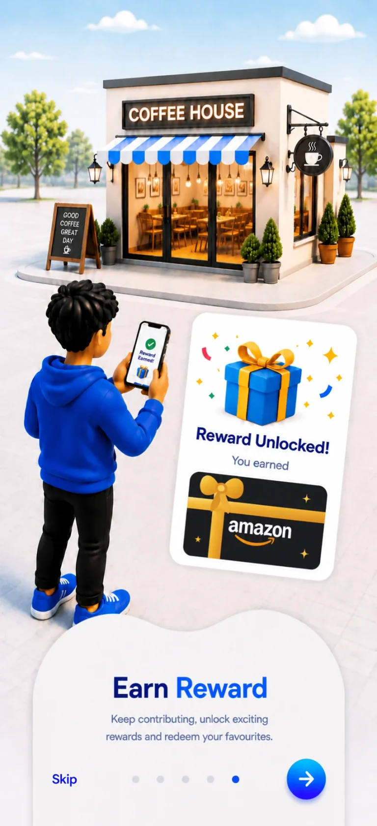 Earn an Amazon gift voucher in Mapply